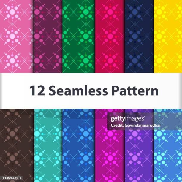 set of geometric patterns collection - flamingo pattern stock illustrations