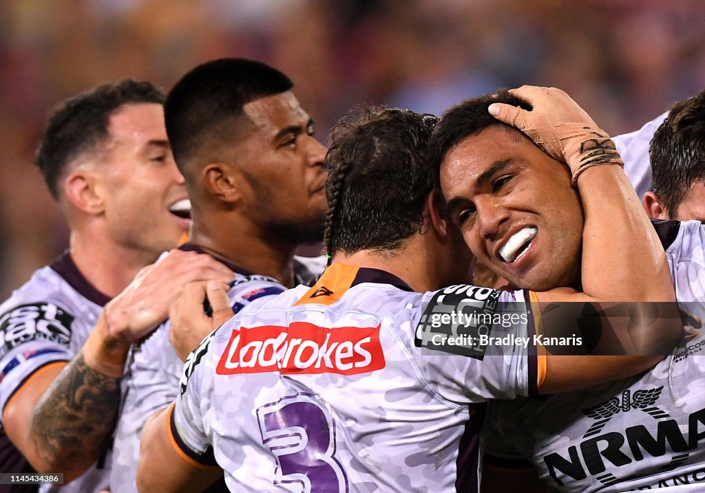 NRL Rd 7 - Broncos v Sharks