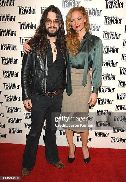 Shooter Jennings and Drea de Matteo during Conde Nast Traveler 19th Annual Readers Choice Awards - October 16, 2006 at American Museum of Natural...