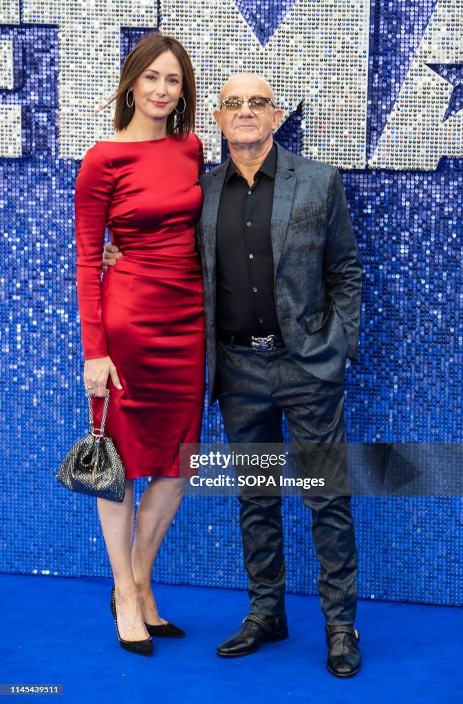 Heather Lynn Hodgins Kidd (L) and Bernie Taupin attends the...