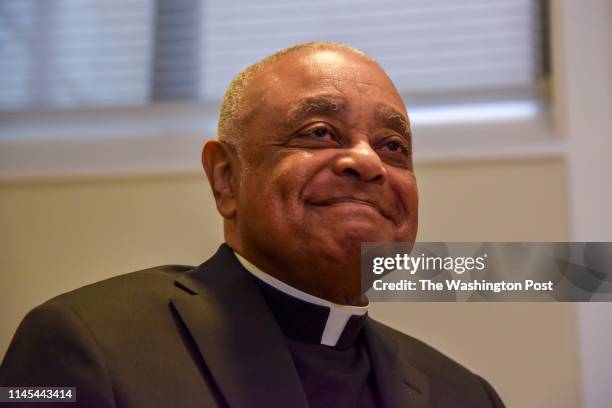 Archbishop Wilton D. Gregory is introduced as the new leader of the Catholic Church in Washington, DC, on Thursday, April 4 in Hyattsville, MD. The...