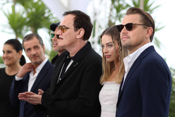 Actor Leonardo DiCaprio, Australian actress Margot Robbie, US film director Quentin Tarantino, US actor Brad Pitt, British film producer David Heyman...