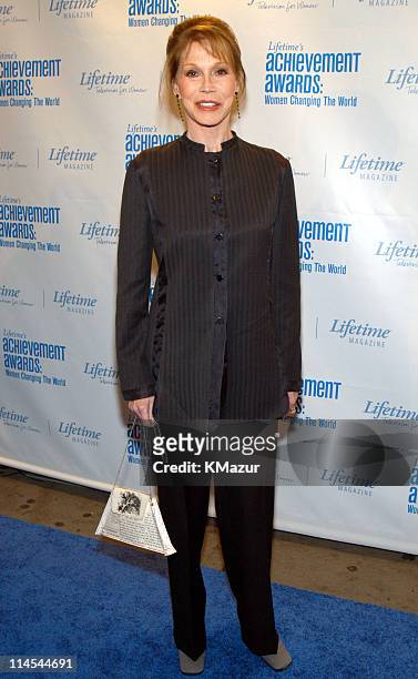 Mary Tyler Moore during Lifetime's Achievement Awards: Women Changing the World - Arrivals at Manhattan Center in New York City, New York, United...