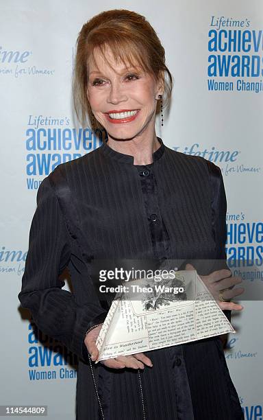 Mary Tyler Moore during Lifetime's Achievement Awards: Women Changing the World - Arrivals at Manhattan Center in New York City, New York, United...