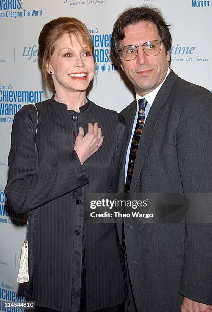 Mary Tyler Moore and Dr. Robert Levine during Lifetime's Achievement Awards: Women Changing the World - Arrivals at Manhattan Center in New York...