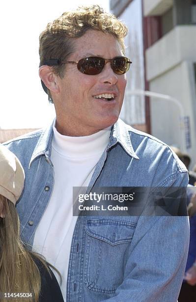 David Hasselhoff during "Daddy Day Care" Premiere Benefiting the Fulfillment Fund at Mann National - Westwood in Westwood, California, United States.