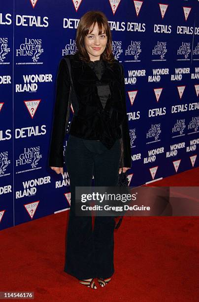 Natasha Gregson Wagner during "Wonderland" Premiere hosted by DETAILS + GUESS? - Arrivals at Grauman's Chinese Theatre in Hollywood, California,...