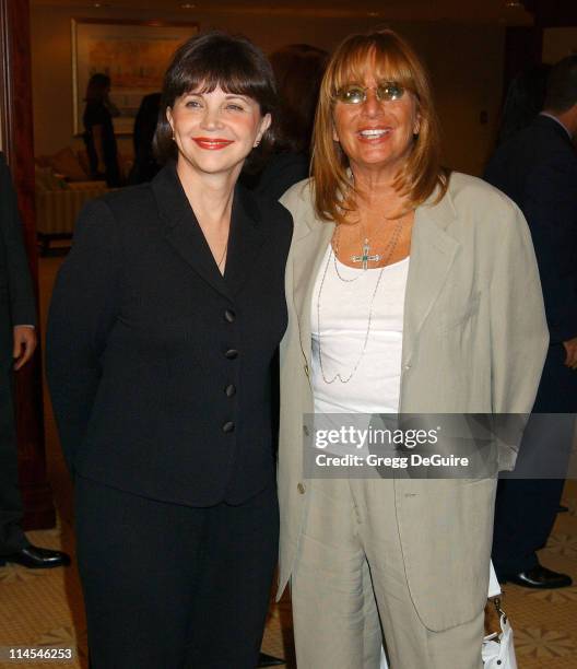 Cindy Williams & Penny Marshall during 29th Annual Dinner Of Champions Honoring Bob and Harvey Weinstein at Century Plaza Hotel in Los Angeles,...