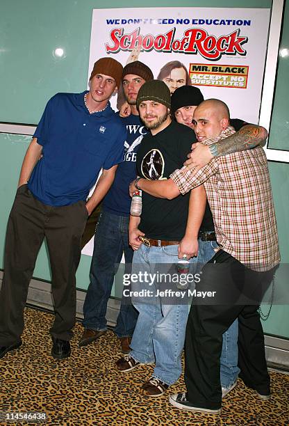 Slow to Surface during "School of Rock" Premiere - Arrivals at Cinerama Dome in Hollywood, California, United States.