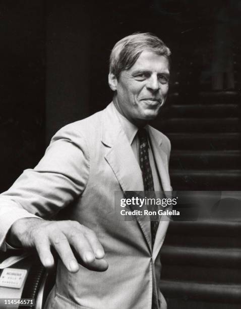George Plimpton during "The Ritz" New York City Premiere at Four Seasons Restaurant in New York City, New York, United States.