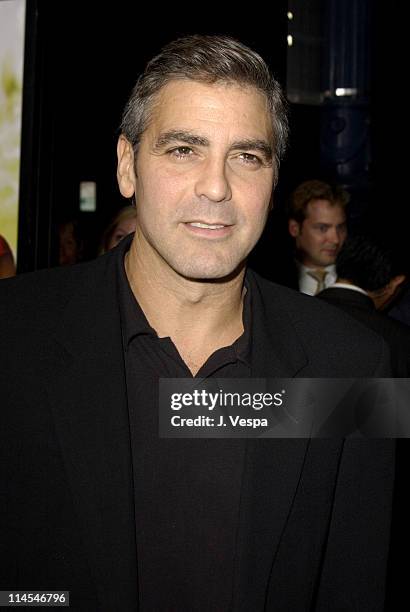 George Clooney during "Intolerable Cruelty" Premiere - Red Carpet at Academy Theater in Los Angeles, California, United States.