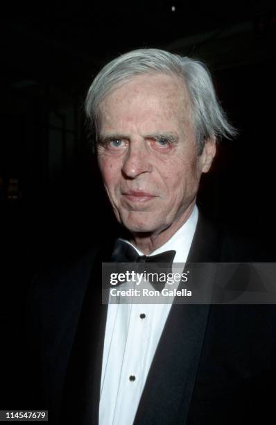 George Plimpton during 8th Annual Rainforest Alliance Gala Dinner at Pierre Hotel in New York City, NY, United States.