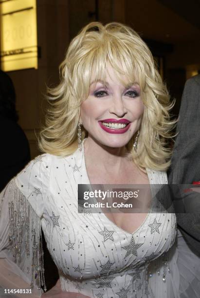 Dolly Parton during The 4th Annual Women Rock! Songs From The Movies - Arrivals at Kodak Theater in Hollywood, California, United States.