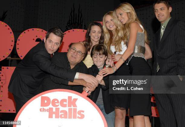 Matthew Broderick, Danny DeVito, Kristin Davis, Dylan Blue, Kelly Aldridge, Sabrina Aldridge and Ryan Devlin