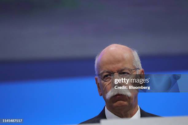 Dieter Zetsche, outgoing chief executive officer of Daimler AG, attends the automaker's annual general meeting in Berlin, Germany, on Wednesday, May...