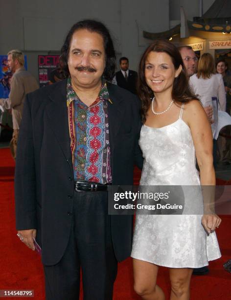 Ron Jeremy & Laurie Holmes during "Wonderland" Premiere hosted by DETAILS + GUESS? - Arrivals at Grauman's Chinese Theatre in Hollywood, California,...