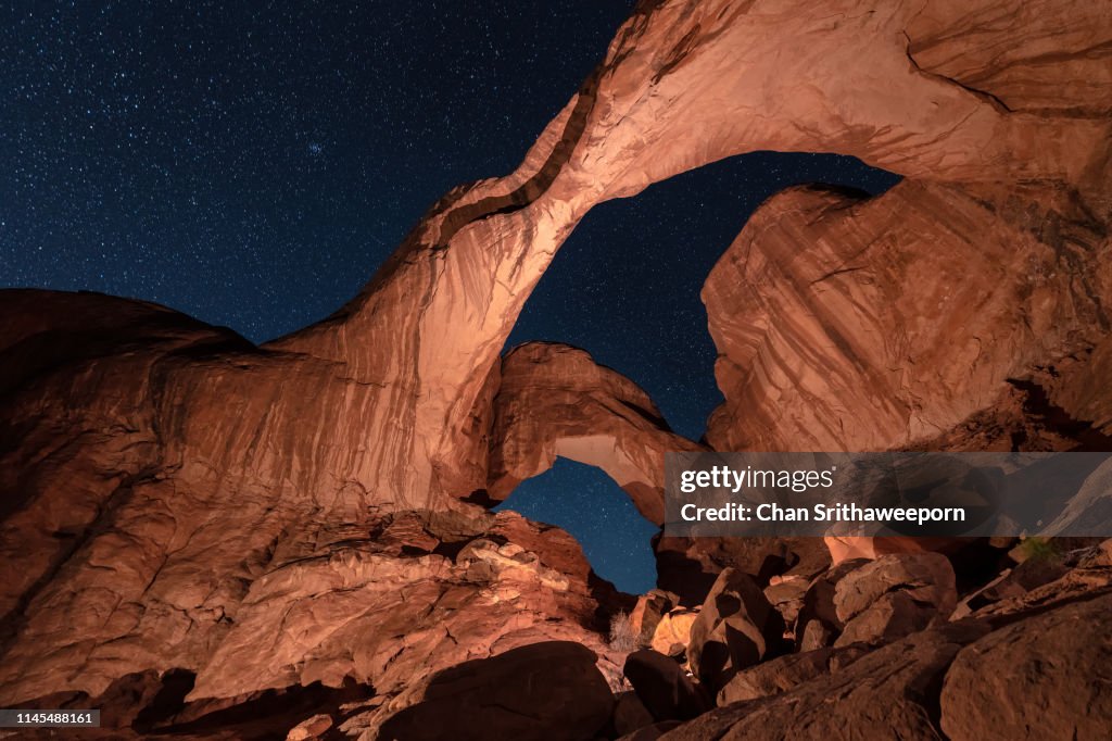 Double Arch, Arches National Park, Moab Utah