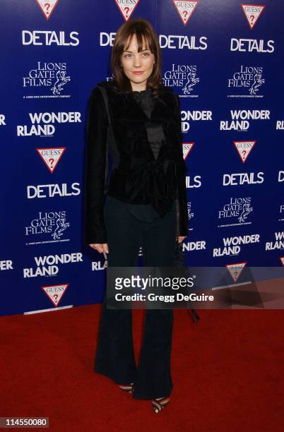 Natasha Gregson Wagner during "Wonderland" Premiere hosted by DETAILS + GUESS? - Arrivals at Grauman's Chinese Theatre in Hollywood, California,...