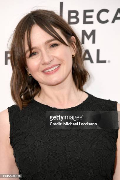 Emily Mortimer attends the premiere of "Good Posture" during the 2019 Tribeca Film Festival at SVA Theater on April 27, 2019 in New York City.