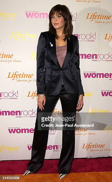 Mandy Moore during The 4th Annual Women Rock! Songs From The Movies - Arrivals at Kodak Theater in Hollywood, California, United States.