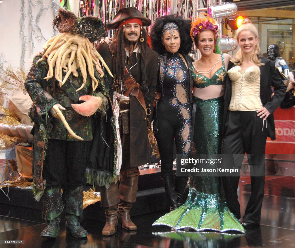 Halloween on the Set of "The Today Show" - October 31, 2006