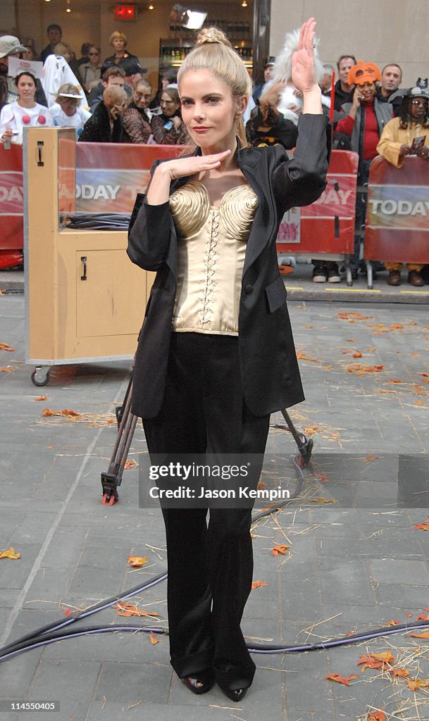 Halloween on the Set of "The Today Show" - October 31, 2006
