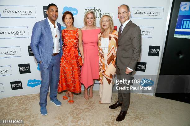 Don Lemon, Stephanie Ruhle, Megan Murphy, Hilary Rosen and Michael Kelly arrive at the 26th Annual White House Correspondents' Weekend Garden Brunch...