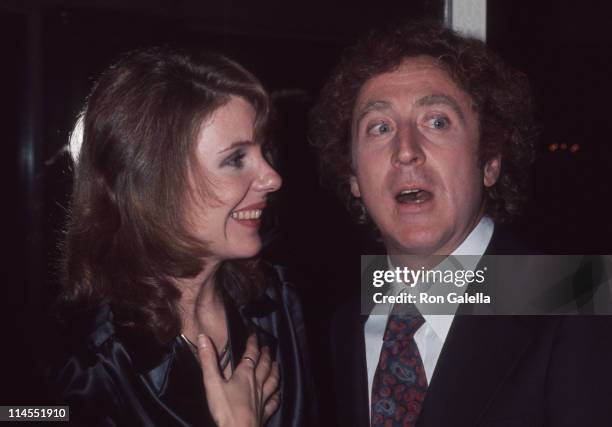 Jill Clayburgh and Gene Wilder during "Silver Streak" Premiere Party - December 7, 1976 at Tavern on the Green in New York City, New York, United...