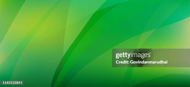 stockillustraties, clipart, cartoons en iconen met vloeiende groene abstracte achtergrond - green background