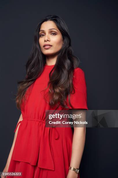 Freida P 338 Freida Pinto Portrait Session Stock Photos, High-Res Pictures, and ...