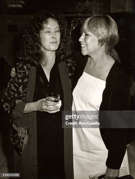 Sandy Dennis and Dorothy Loudon during "Supporting Cast" Premiere Party - August 6, 1981 at Milford Plaza Hotel in New York City, New York, United...