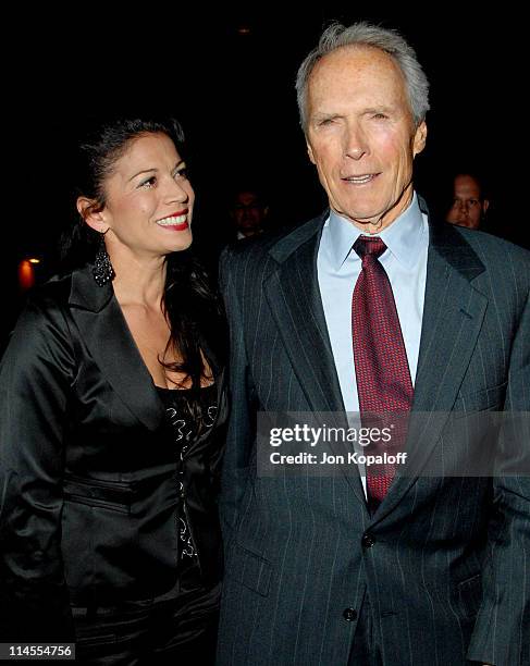 Clint Eastwood and wife Dina Eastwood during 32nd Annual Los Angeles Film Critics Association Awards - Arrivals at Century City in Century City,...