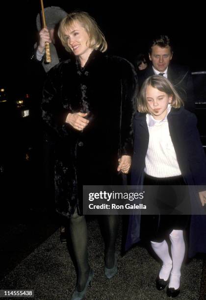 Jessica Lange, Mikhail Baryshnikov, and Daughter Alexandra Baryshnikov