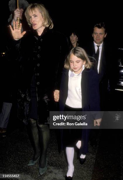 Jessica Lange, Mikhail Baryshnikov, and Daughter Alexandra Baryshnikov
