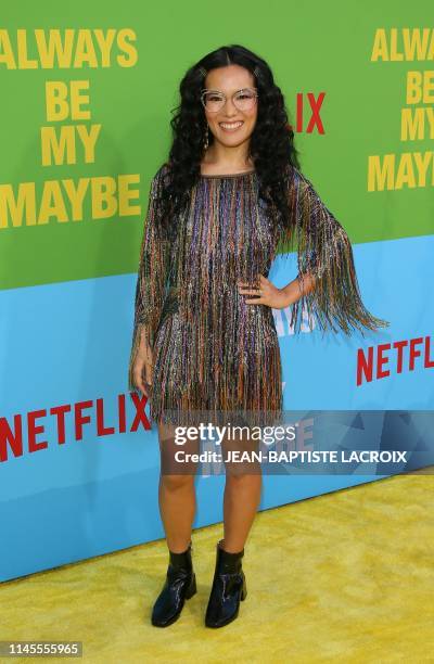 Actress Ali Wong arrives for the Netflix world premiere of "Always Be My Maybe" at the Regency Village theatre on May 22, 2019 in Westwood,...