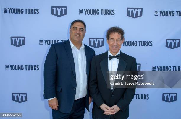 Cenk Uygur and Congressman Jamie Raskin attends the Watchdog Correspondents Preamble Party on April 27, 2019 in Washington, DC.