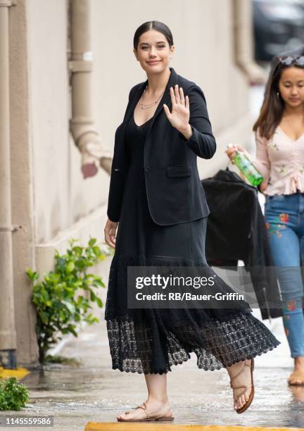 Ella Bleu Travolta is seen at 'Jimmy Kimmel Live' on May 22, 2019 in Los Angeles, California.