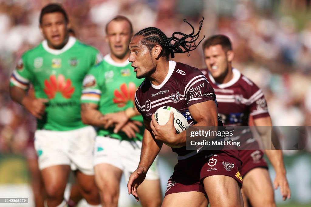 NRL Rd 7 - Sea Eagles v Raiders