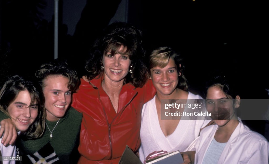 Stefanie Powers Birthday Party at Spago's Restaurant in Hollywood - October 8, 1985