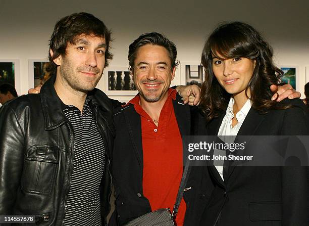 Brent Bolthouse, Robert Downey Jr. And Emma Heming