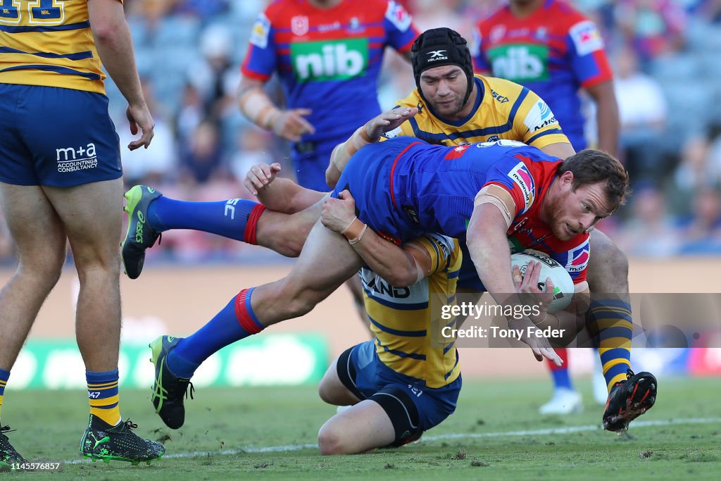 NRL Rd 7 - Knights v Eels