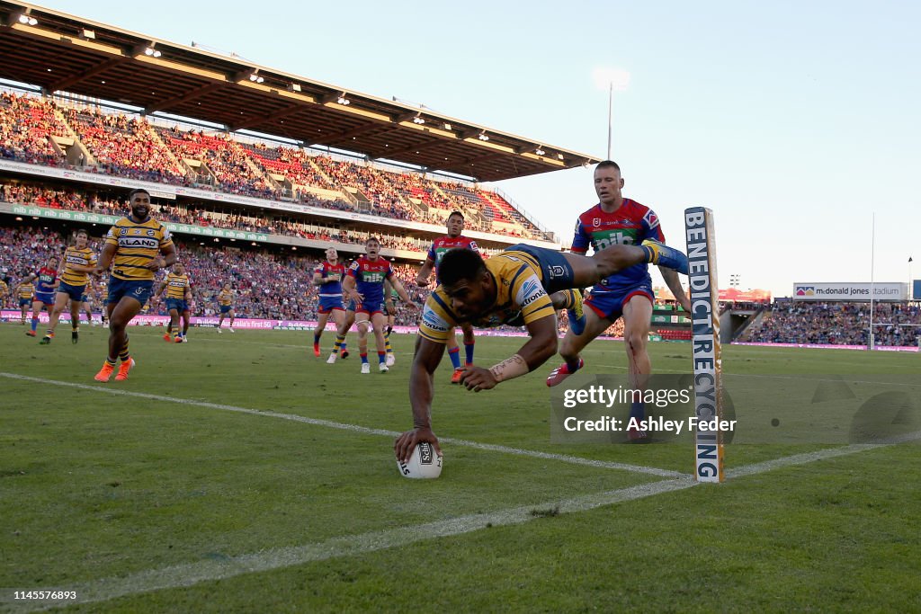 NRL Rd 7 - Knights v Eels