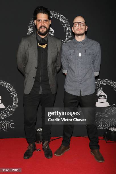 Vinilo Versus attend the Latin Grammy Acoustic Session Mexico at Soumaya museum on May 22, 2019 in Mexico City, Mexico.