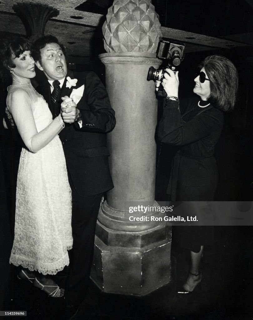 Ron Galella and Betty Burke Wedding Reception at the New York, New York Night Club