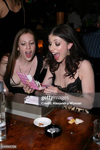 Irene Trachtenberg and Michelle Trachtenberg during Michelle Trachtenberg's 21st Birthday at Tao in Las Vegas at Tao in Las Vegas, Nevada, United...