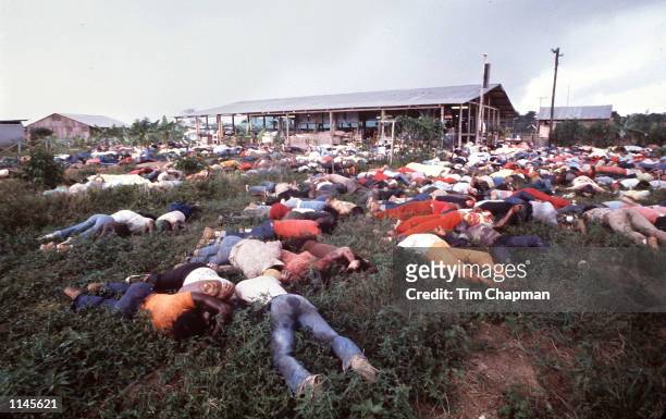 The mass suicide of the People's Temple in the jungles of Jonestown, Guyana where 912 people died November 17, 1978. The cult was lead by Jim Jones...