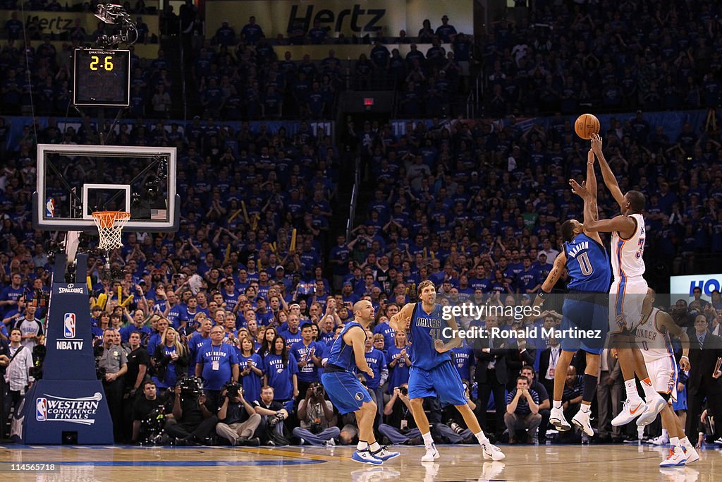 Dallas Mavericks v Oklahoma City Thunder - Game Four