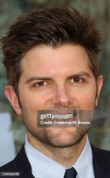 Actor Adam Scott attends the Emmy Screening for NBC's "Parks and Recreation" at the Leonard H. Goldenson Theatre on May 23, 2011 in North Hollywood,...