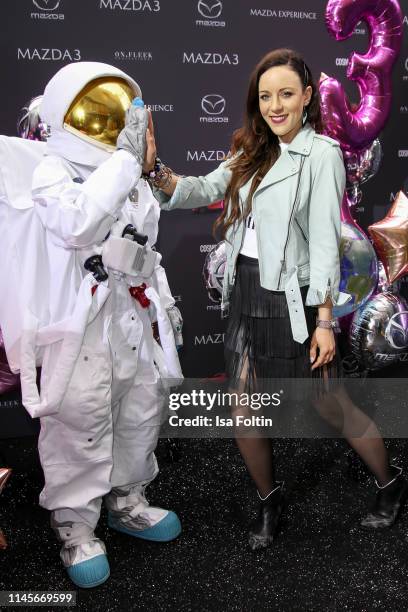 German singer Jasmin Wagner attends the Mazda Spring Cocktail at Sony Centre on May 23, 2019 in Berlin, Germany.