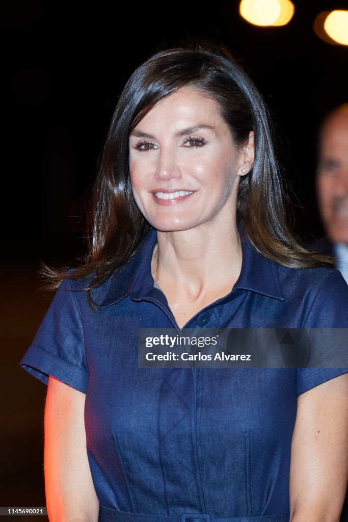 Queen Letizia Of Spain Arrives To Maputo International Airport